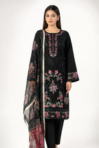 3-Piece Stitched Egyptian Cotton Doria Lawn Embroidered Suit